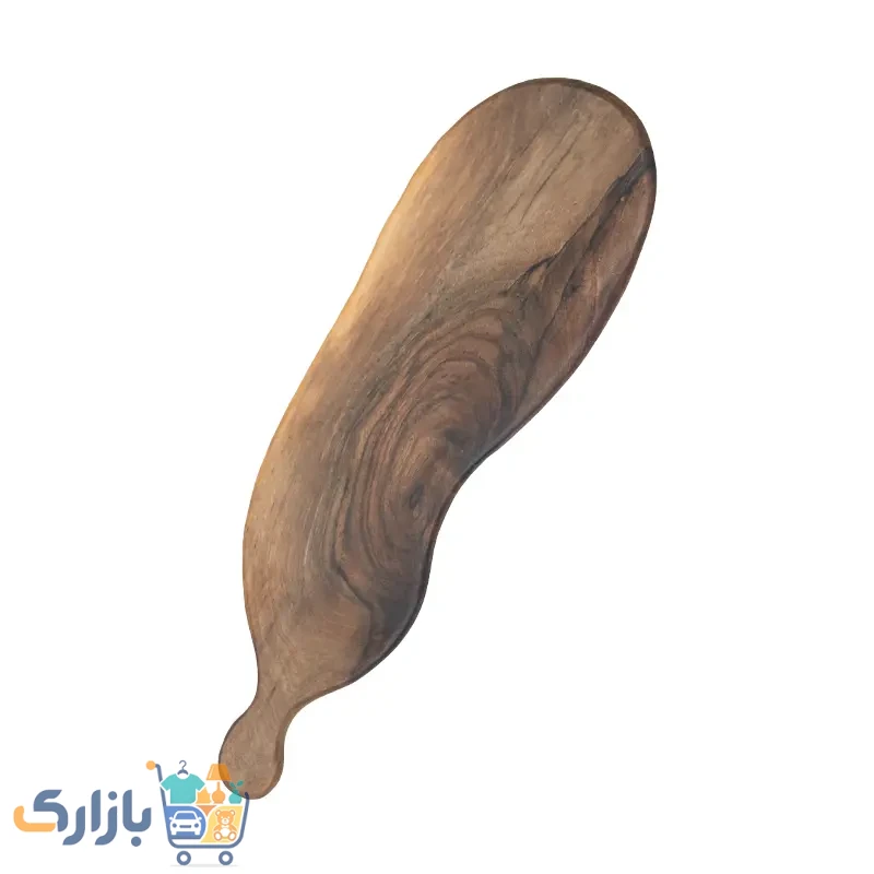 تخته سرو غذا چوبی دست‌ساز مدل دریا ساخته شده از چوب طبیعی با فرم ارگانیک