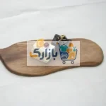 خرید تخته سرو غذا چوبی دست‌ساز مدل دریا ساخته شده از چوب طبیعی با فرم ارگانیک