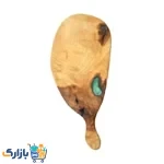 تخته سرو غذا چوبی دست‌ساز مدل خلیج فارس ساخته شده از چوب طبیعی با جزئیات رزینی آبی