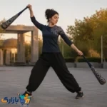 خرید ست پوی جورابی و توپ جاگلینگ مدل ماهور با طرح الهام‌گرفته از هندسه ایرانی