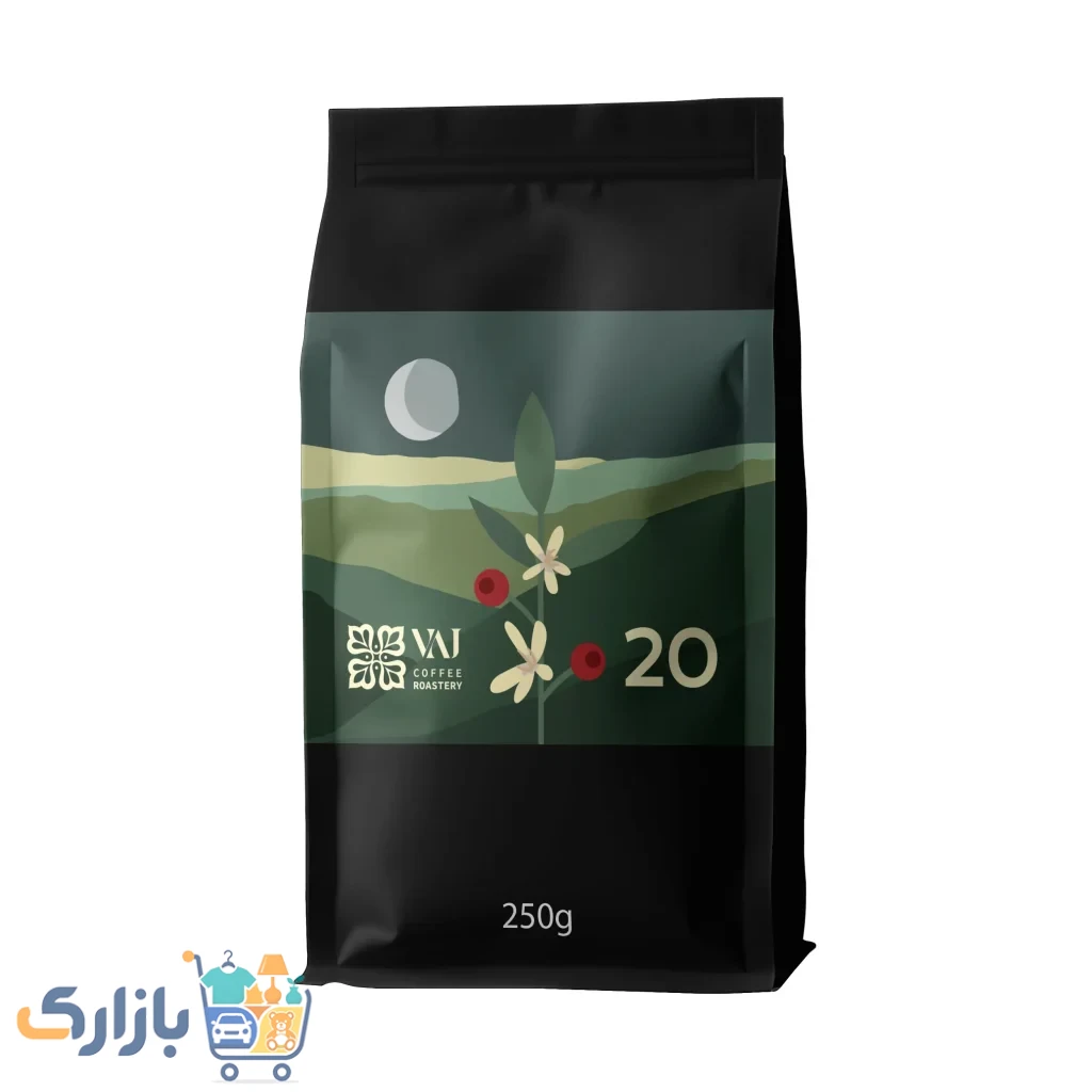 Alt Text تصویر 1: قهوه 80 روبوستا اسپرسوساز خانگی 250 گرم رستری واژ